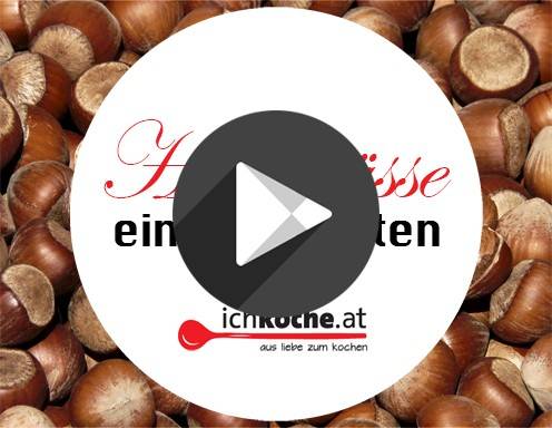 Haselnüsse einfach häuten