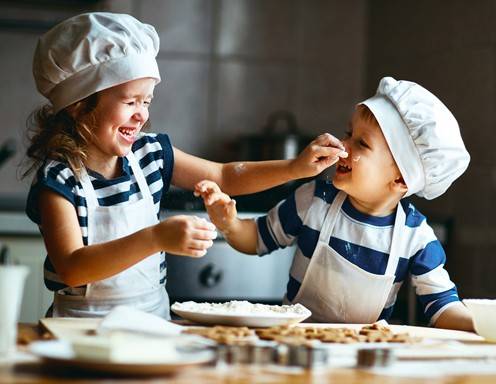 Kekse backen mit Kindern