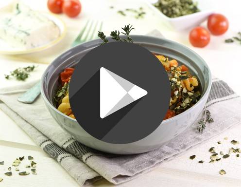 Pasta mit Karotten, Tomaten und Dolce Latte