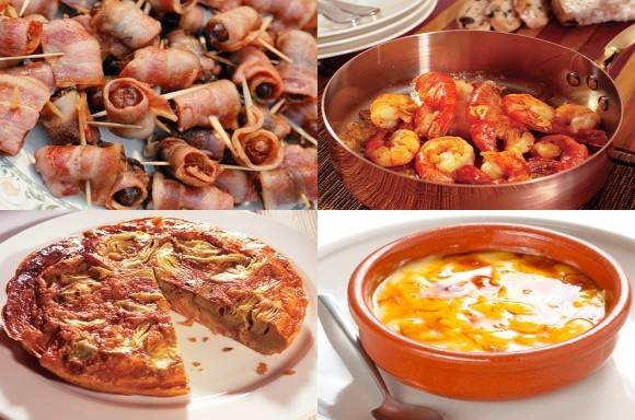 Spanisches Tapas Menü