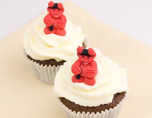 Krampus Cupcake
