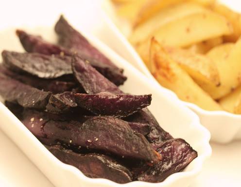 Erdäpfel Wedges - auch als Snack geeignet