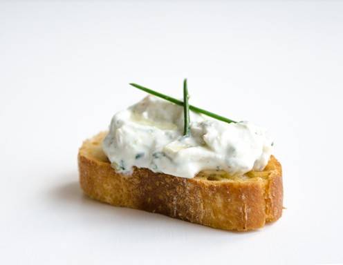 Rezept für Crostini mit Avocado Und Ziegenkäse