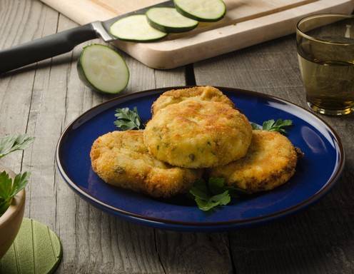 Erdäpfel-Zucchini-Laibchen Rezept
