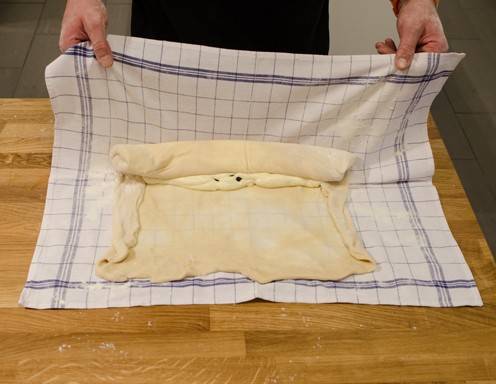 Topfenstrudel machen