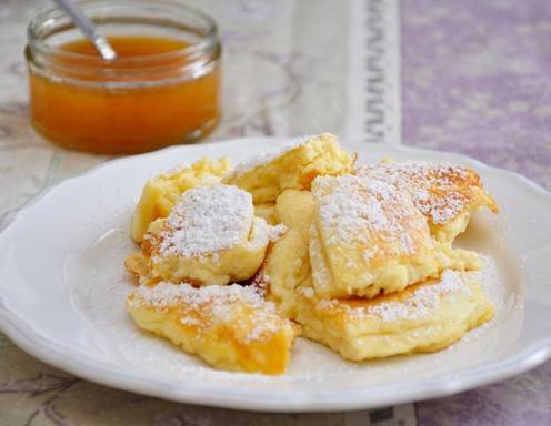 Topfen-Grieß-Schmarren Rezept