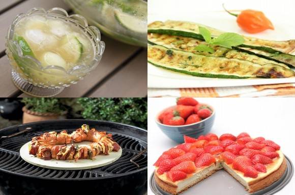 Grill-Menü für heiße Sommertage
