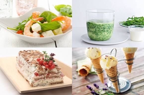 Kühlendes Sommermenü