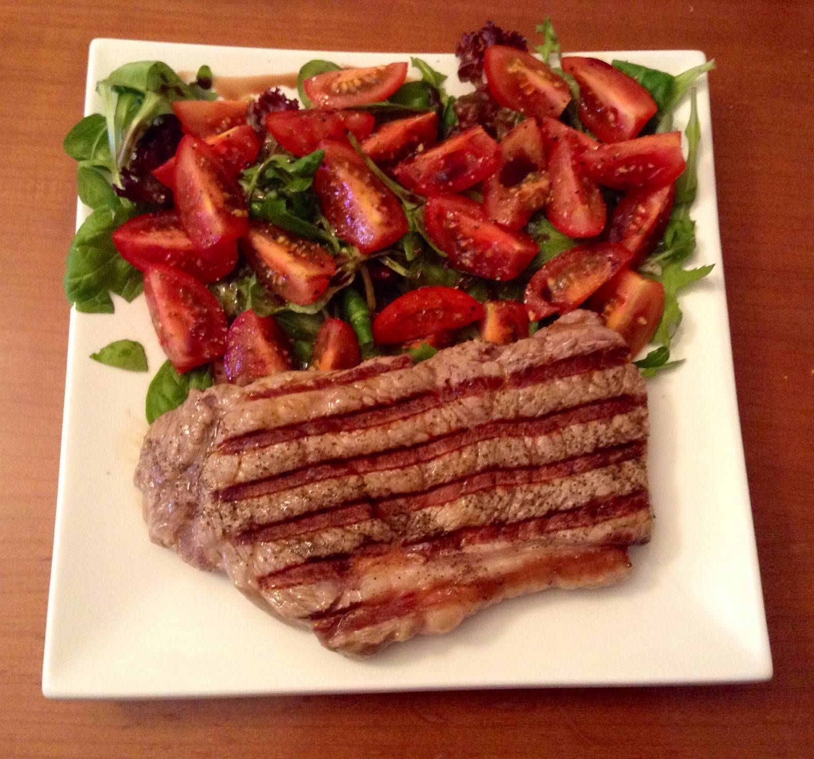 Steaks in würziger Marinade
