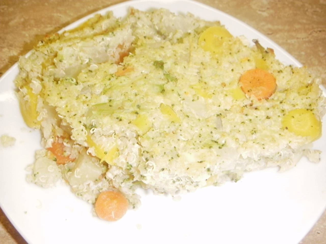 Quinoa-Gemüse-Auflauf