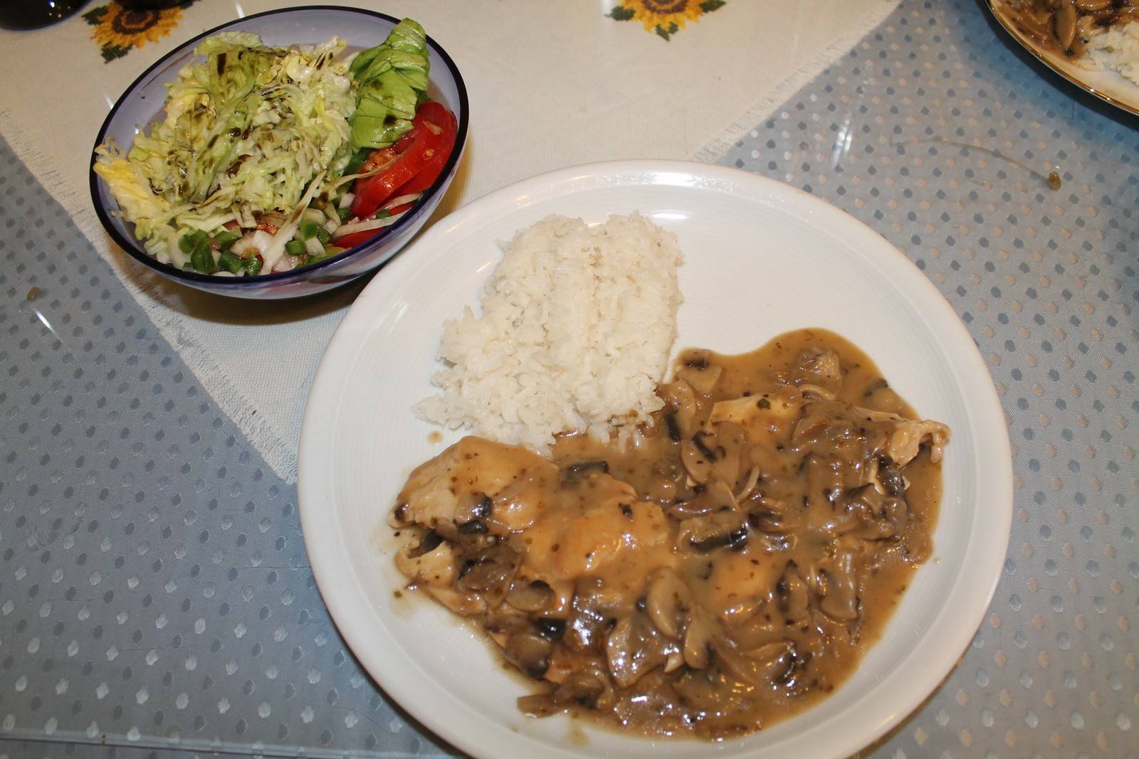 Rezept für Champignon-Hühnerschnitzel