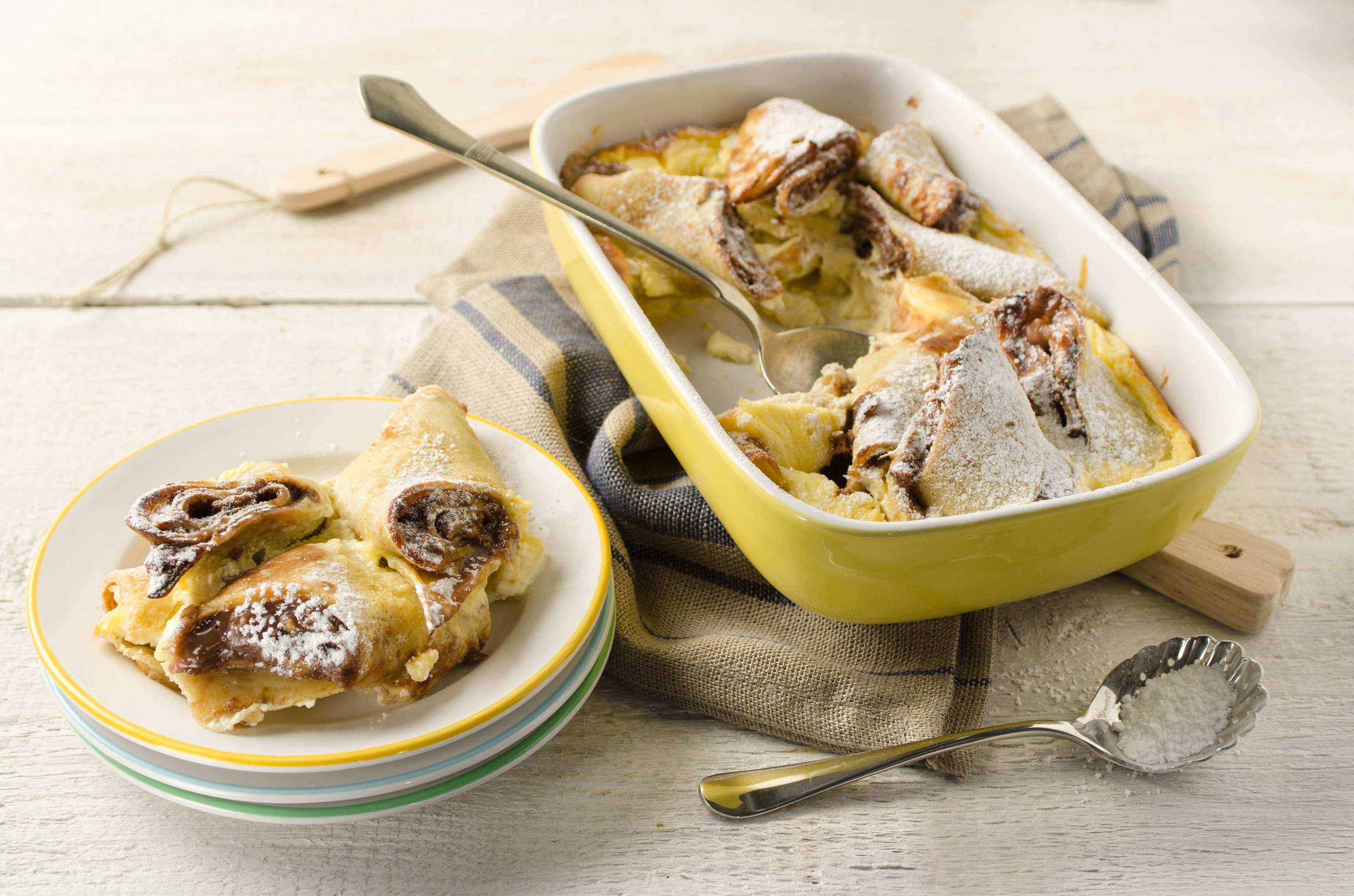 Süßer-Bananen-Nutella-Auflauf 