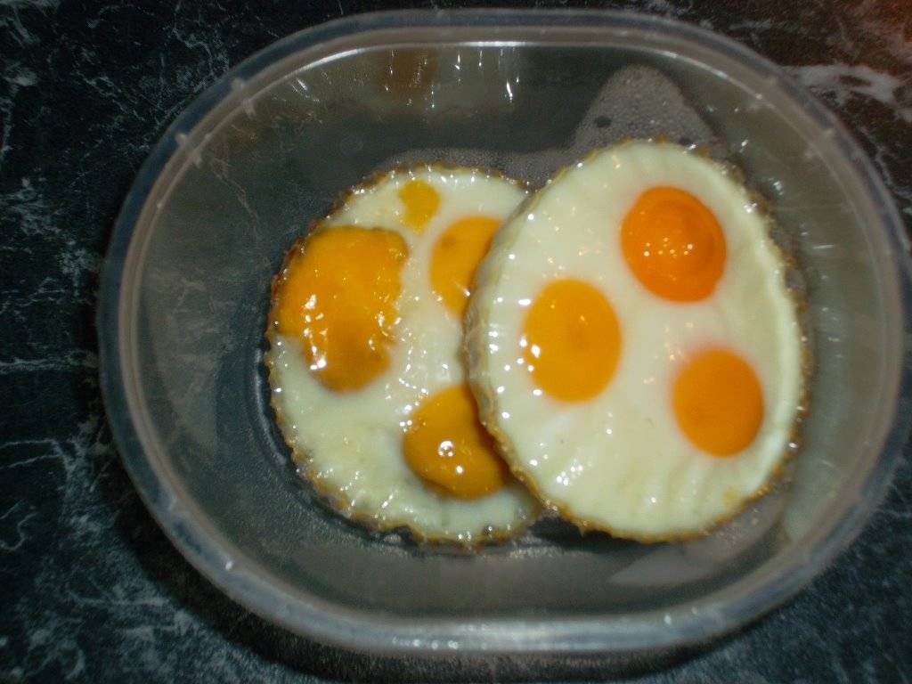 Wachtelspiegeleier aus dem Ofen