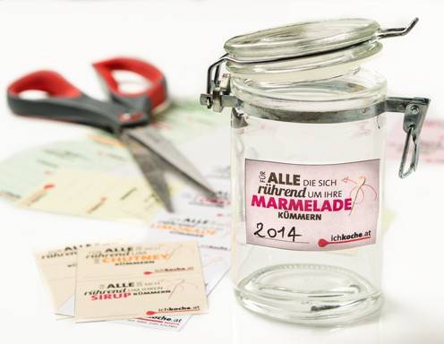 Etiketten für Ihre selbstgemachten Marmeladen
