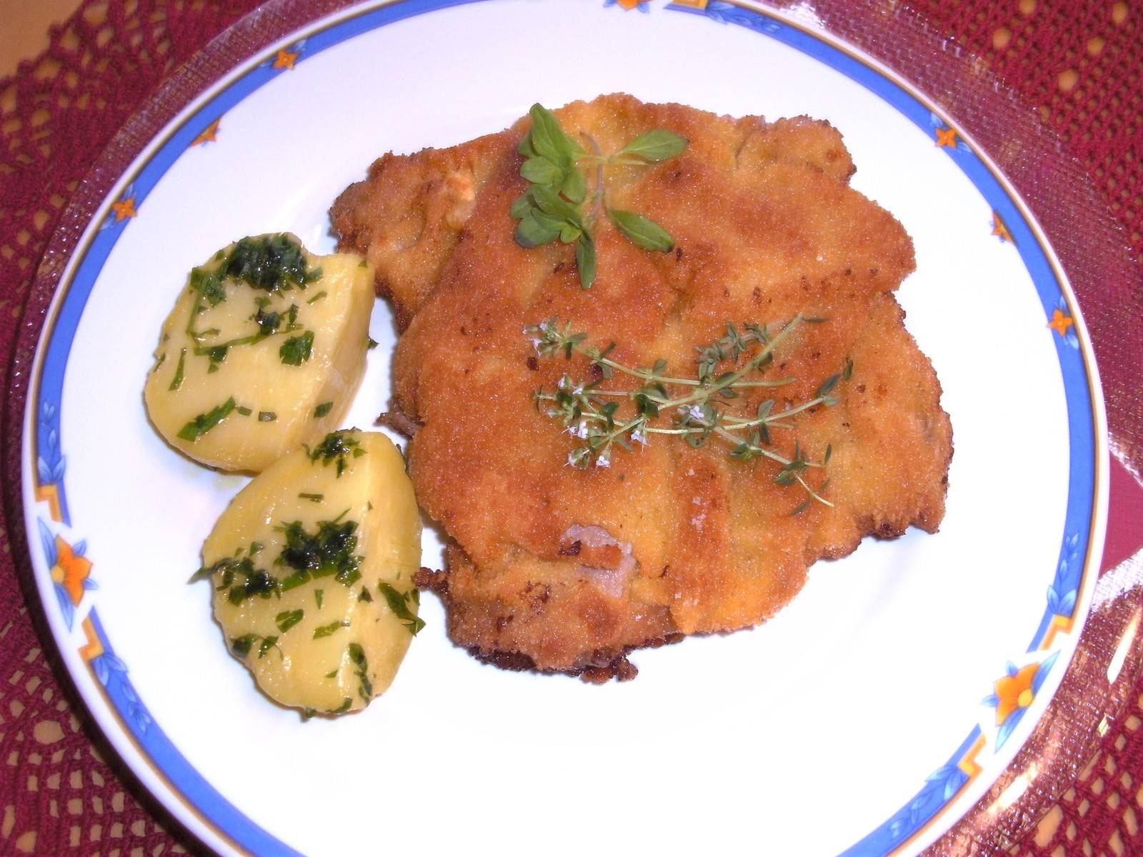 Wiener Kalbsschnitzel mit Kräutern