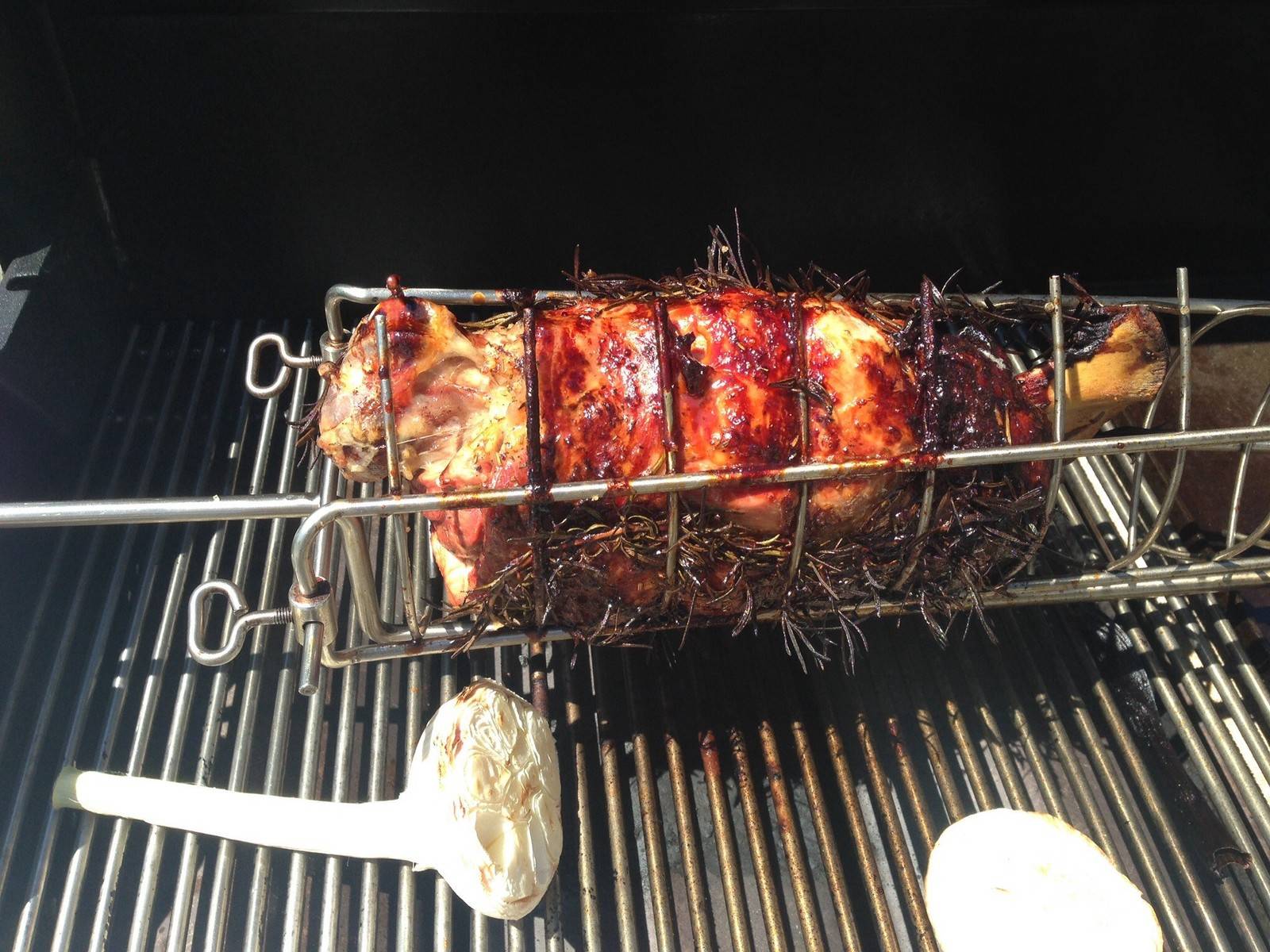 Lammkeule vom Grill