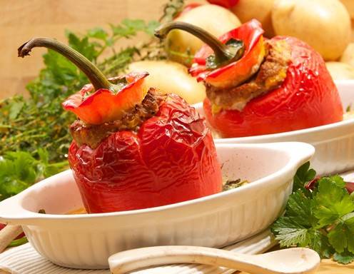 Grundrezept Gefüllte Paprika
