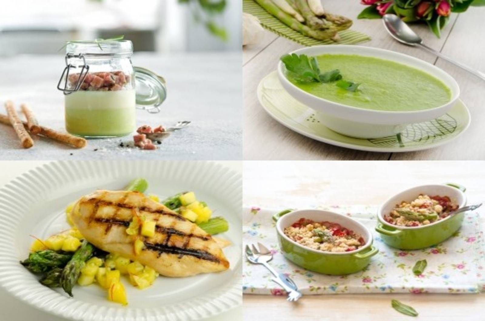 Spargel von der Vorspeise bis zum Dessert