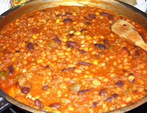 Chili con carne mit Faschiertem