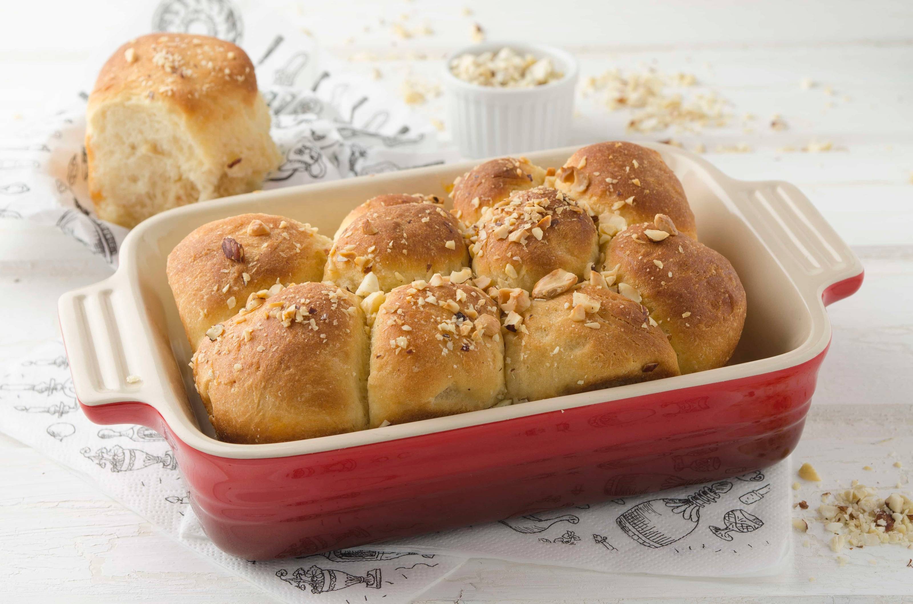 Flaumige Nussbuchteln Rezept
